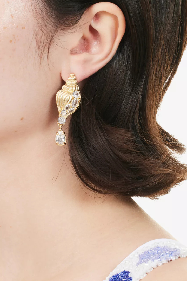 Marcenaria Metal Drop Earrings