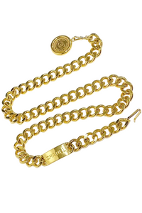 Vintage Classic Coco Mark Chain Belt