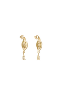 Marcenaria Metal Drop Earrings