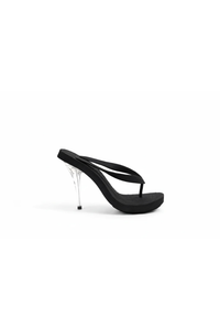 Heeled Thong Mule