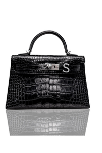 Alphabet 'S' Bag Bijoux with Natural Diamonds