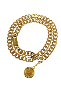 Vintage Classic Coco Mark Chain Belt