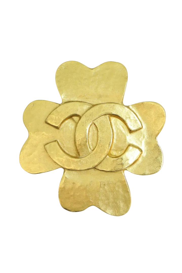 Vintage CC Clover Brooch
