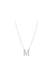 Alphabet 'M' Bag Bijoux with Natural Diamonds