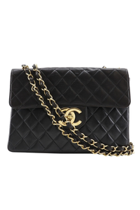 Quilted Lambskin Leather Maxi Vintage Classic Single Flap Bag