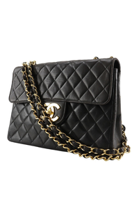 Quilted Lambskin Leather Maxi Vintage Classic Single Flap Bag