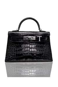 Alphabet 'T' Bag Bijoux with Natural Diamonds