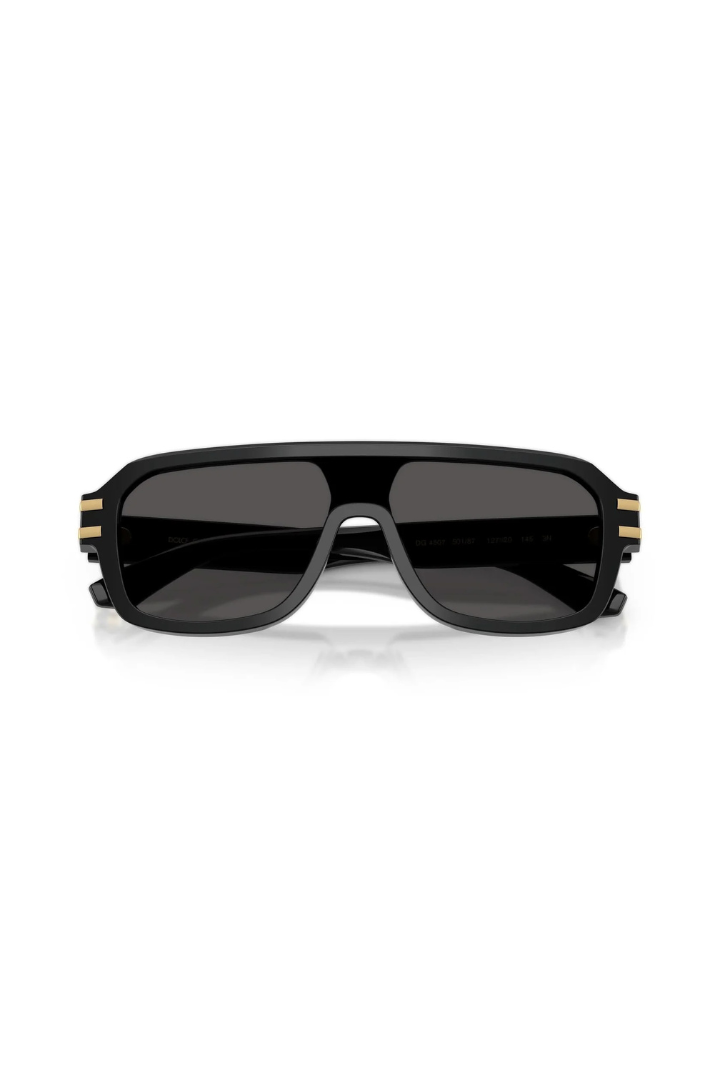 DG Griffe Black Acetate Full Rim Sunglasses