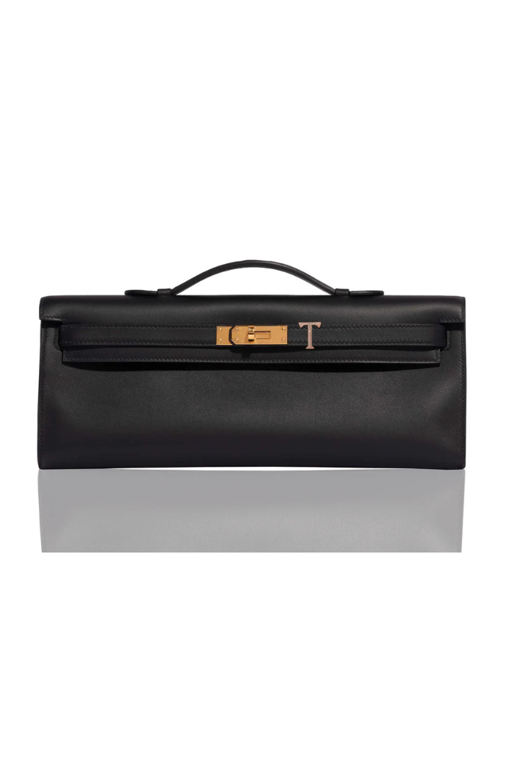 Alphabet 'T' Bag Bijoux with Natural Diamonds