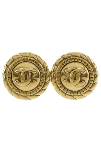Coco Mark Circle Earrings