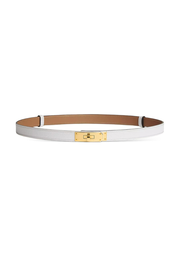 (New) Kelly Belt White GHW