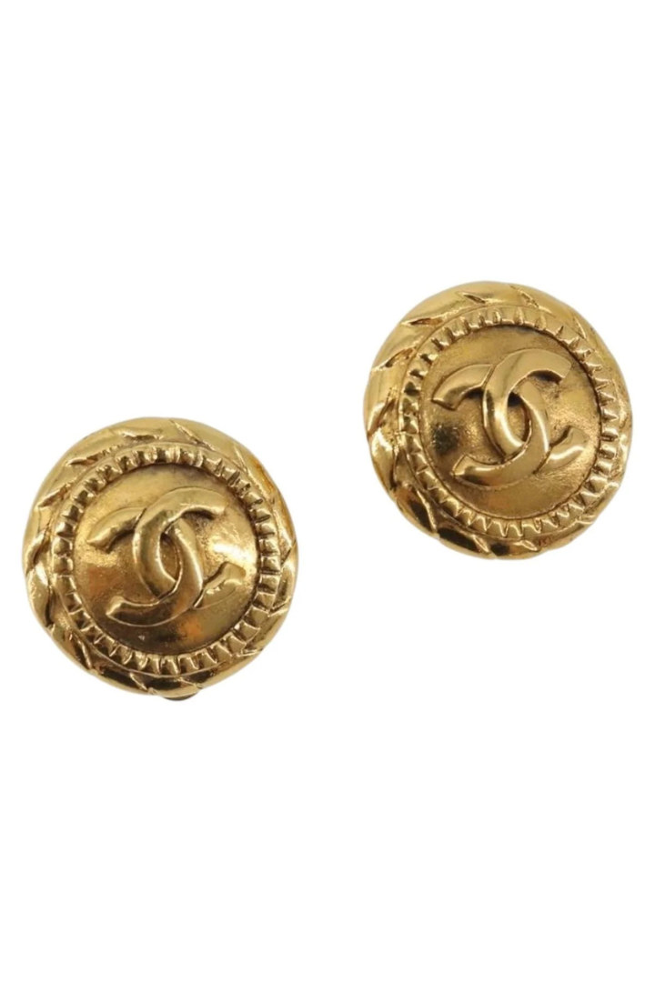 Coco Mark Circle Earrings