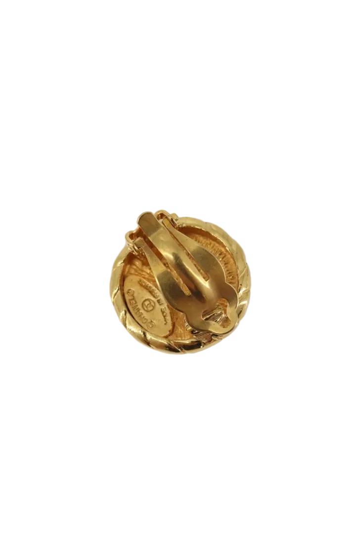 Coco Mark Circle Earrings