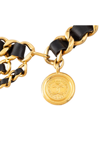 Vintage 31 Rue Cambon Medallion Chain Belt