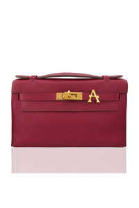 Alphabet 'A' Bag Bijoux Plain 18K Yellow Gold