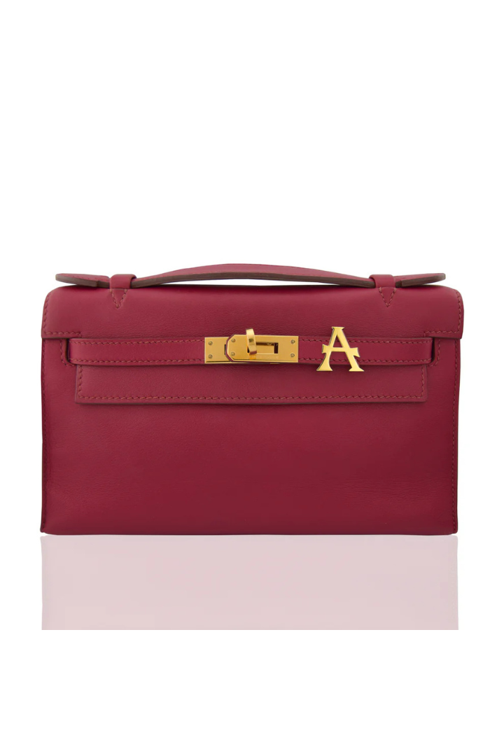 Alphabet 'A' Bag Bijoux Plain 18K Yellow Gold