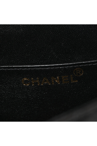 Lambskin Quilted Briefcase Laptop Bag Black