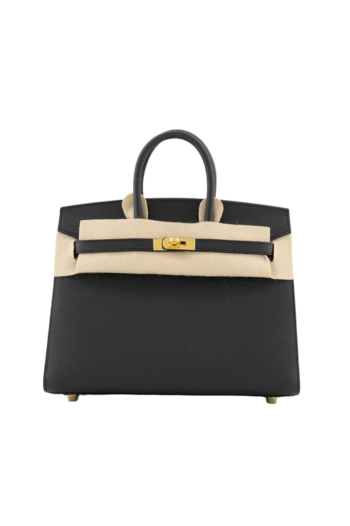 (New) Birkin 25 Black Togo Gold Hardware