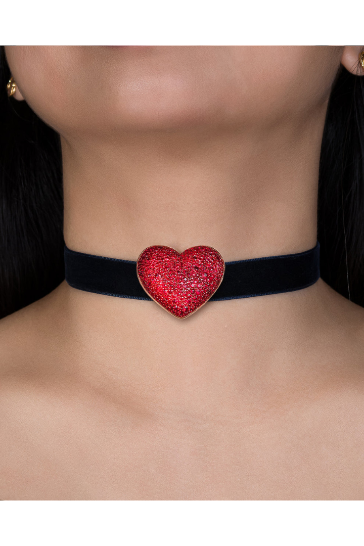 Ruby Heart Customized Bag Bijoux