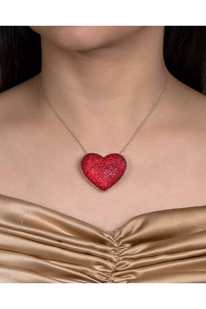 Ruby Heart Customized Bag Bijoux