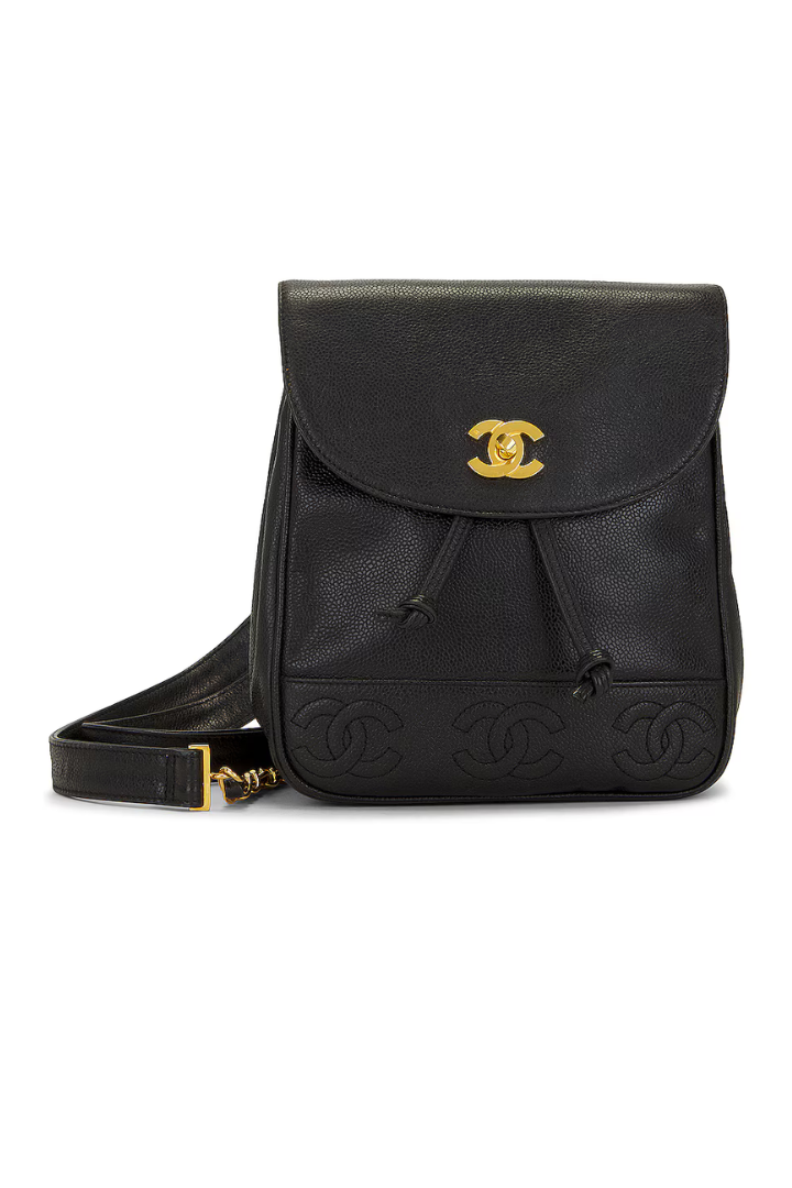 Caviar Vintage Triple CC Backpack