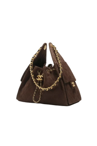 (New) 25 Small Handbag Gold-Tone Metal