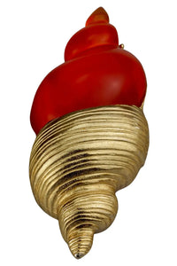 Vintage Robert Goossens Shell Brooch