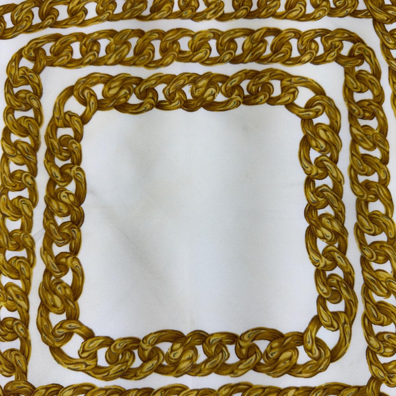 Vintage CHANEL Scarf Chain Pattern Motif