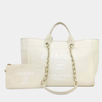 New Chanel Shopping Tote Cream Bag