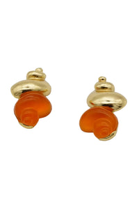 Vintage 1987 Robert Goossen Shell Earrings