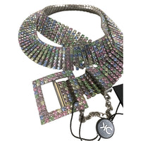 Bright Multi Crystal Belt