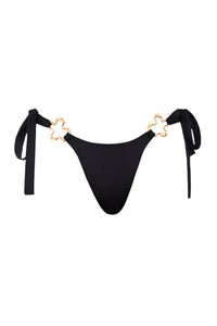 The Fame Bikini Bottom To Tie With Metal Details