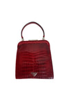 Red Vintage Croco Bag